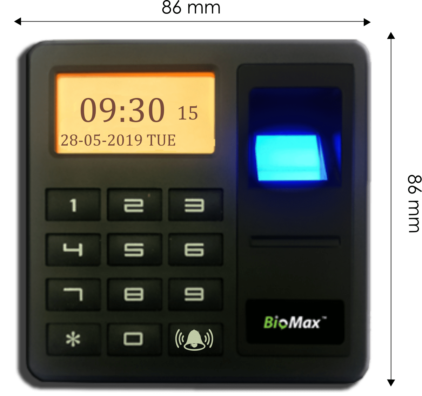 Biomax Standalone Fingerprint Access Control Device N-Access 10