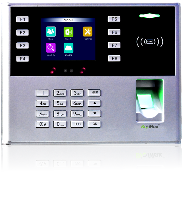 Biomax Advanced Fingerprint Time Attendance & Access Control